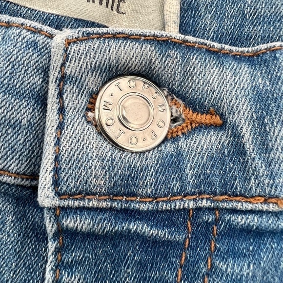 Top Shop Moto Jamie Patchwork Distressed Skinny Jeans Size 28 Women’s - Picture 7 of 8